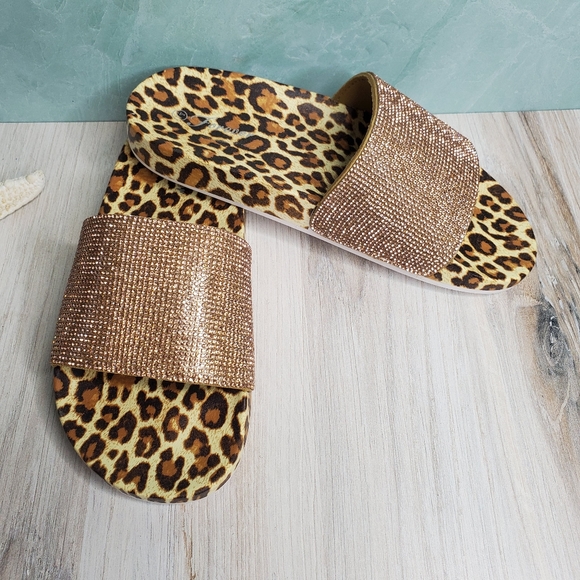 New Snake Sparkle Slide Sandals - Picture 4 of 7